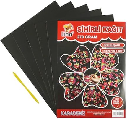 Sihirli Kağit 5'Li 270 Gr 20 x 30 cm