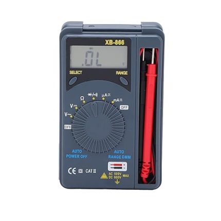 Multimetre, Dijital Multimetre, XB866 Cep Multimetre Dijital Ekran Çok Amaçlı Taşınabilir Geniş Menzilli Yüksek Hassasiyetli Voltmetre