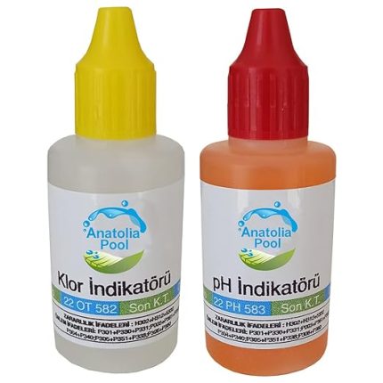 Suyu Test Kiti Yedek Sıvısı Klor ve Phenol (Pool Water Test Kits Liquid CI and pH)