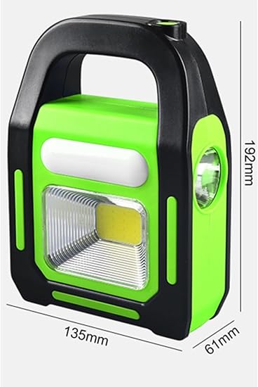 LED Solar Işıldak Fener Güneş Enerjili ve USB Şarj Kamp Lambası - Görsel 3