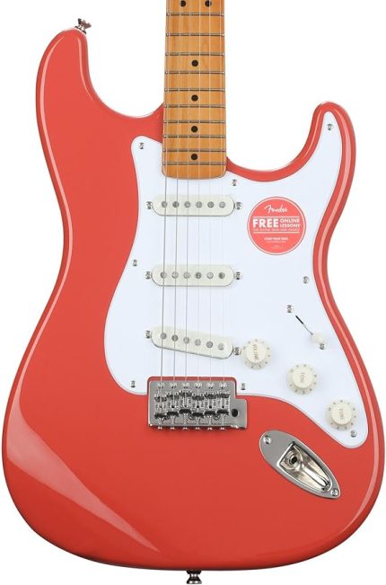 Squier Classic Vibe Stratocaster 50s Fiesta Red Maple Elektro Gitar