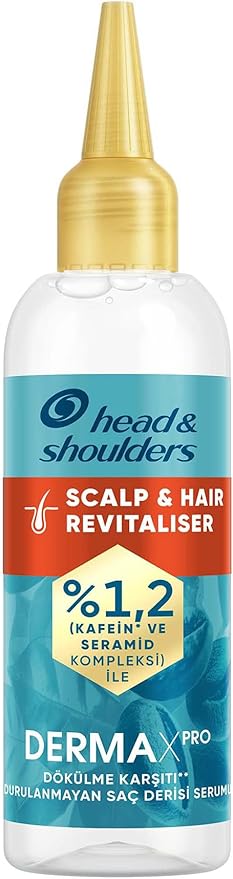 & Shoulders DermaXPRO Scalp & Hair Revitaliser Dökülme Karşıtı Durulanmayan Saç Derisi Serumu Kafein ve Seramid ile 145ml
