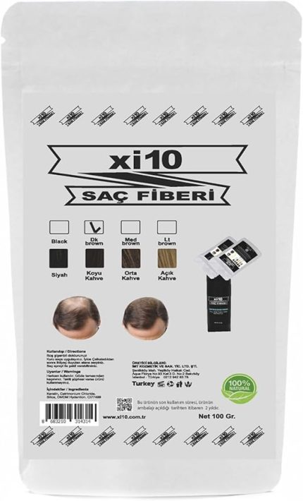 100 Gr. Koyu Kahve Saç Tozu Topik Ekonomik Boy