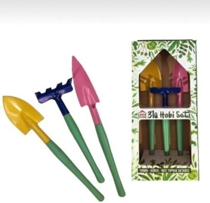 Kürek 3'lü Set – Hobi Bahçeciliği ve Doğa Aktiviteleri