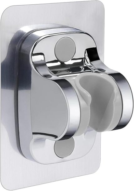 Yapışkanlı Duş Başlığı Askısı Tutucu Mafsal (KROM)