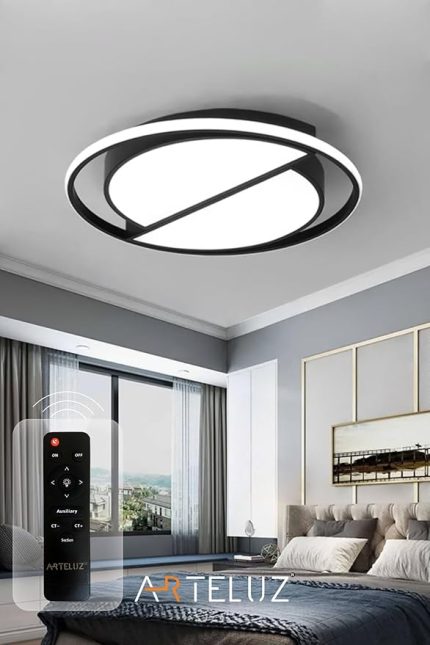 YUVARLAK MODEL MODERN PLAFONYER AVİZE (50 CM)