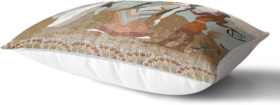 Girit Uygarlığı With Minoan Motif Modern Dikdörtgen Yastık Kılıfı - Görsel 2