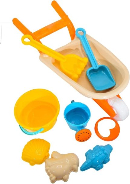 Orta Boy El Arabası Kovalı Suluklu Deniz Plaj Seti