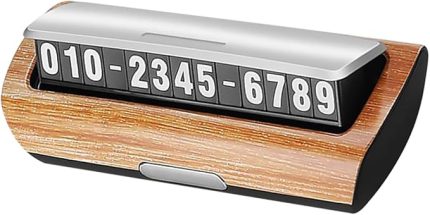 Gece Parlayan Telefon Numarası Kartı Geçici Park Yüzeyi için Luminous Araç İçi ve Telefon Numarası Plakası