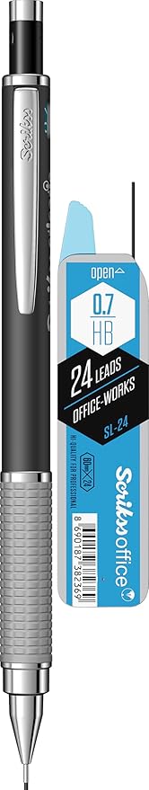 OFFICE Atlantis Versatil 0.7 Mm Siyah & SL-24 HB Min 2'Li Blister