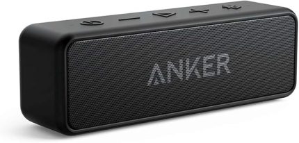 by Anker, SoundCore 2 Bluetooth Hoparlör - 12W Stereo Ses - IPX7 Suya Dayanıklılık - 24 Saate Varan Şarj - Siyah - A3105