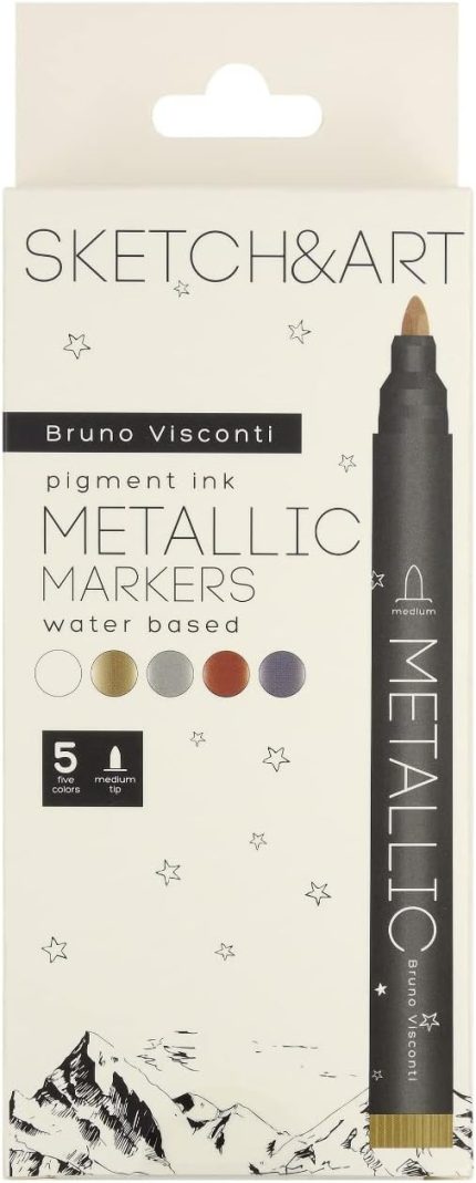 Visconti Sketch&Art Metalik Marker (5 Renk)
