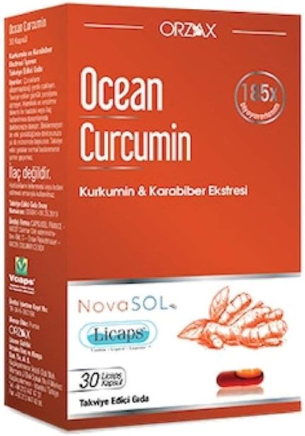Curcumin ve Karabiber Ekstresi İçeren 30 Kapsül