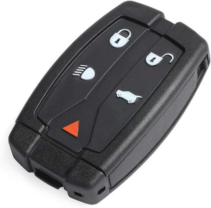 Anahtar Kabuğu Aksesuarları Yedek Anahtar Kılıfı Araba Uzaktan Kumanda 4 Düğme Land Rover Freelander 2 ile Uyumlu