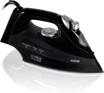 Flora 2000 Seramik Ütü Siyah Gümüş