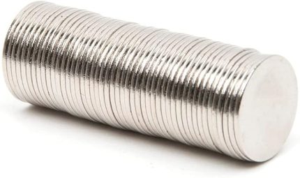 Adet 15x1 mm Yuvarlak Güçlü Neodyum Mıknatıs (Çap 15 mm Kalınlık 1 mm)