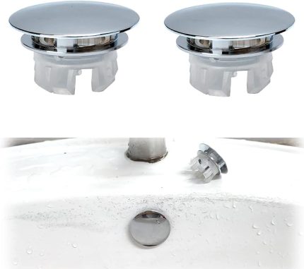 2 adet lavabo, taşma halkası, yuvarlak taşma banyo mutfak lavabosu delik lavabo taşma kapağı lavabo taşma halkası mutfak evleri, alışveriş merkezleri, oteller için