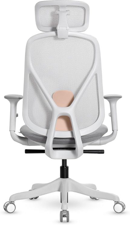 XD-1004-Fileli Başlıklı Çalışma Koltuğu Gri