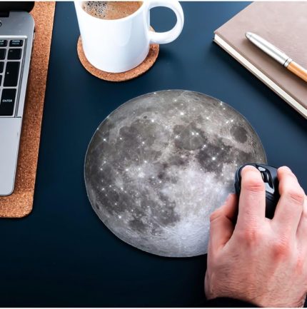 Dolunay Tasarımlı Hediye Mousepad - Mouse Pad - Fare Altlığı
