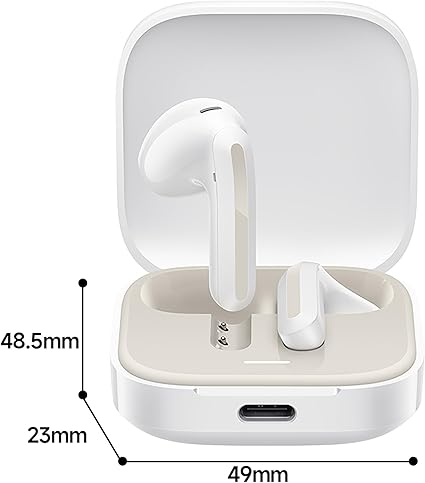 Redmi Buds 6 Aktif Wireles Kulakiçi, Global Versiyon, Bluetooth 5.4 Inç Kulak İçi Kulaklıklar, 30h Uzun Pil Ömrü, Aramalar için Gürültü Engelleme, 5 Ayar Modu, IPX4 Su Geçirmez, Beyaz - Görsel 5