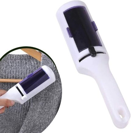 Evcil Hayvan Tüyü Saç Tüyü Toplayıcı Taşınabilir Elektrostatik Hazneli Kolay Kullanımlı Rulo Fırça