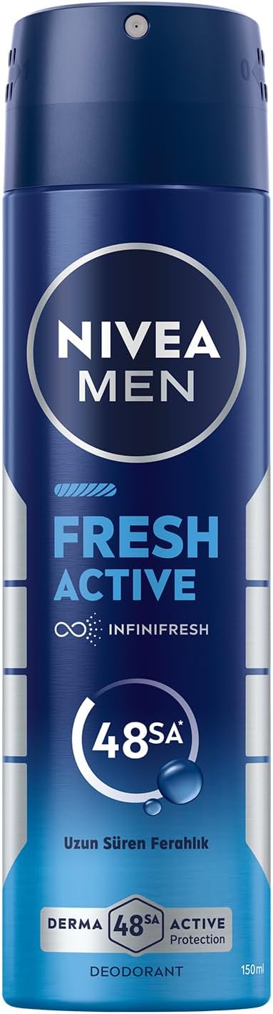 Men Erkek Sprey Deodorant Fresh Active 48 Saat Anti-perspirant Koruma 150ml