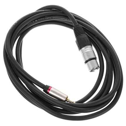 Mini Xlr Kadın Adaptörü Pin Mini Xlr Kadın Kablosu Kaydı ve Mikrofonlar için Taşınabilir ve Dayanıklı Aksesuarlar
