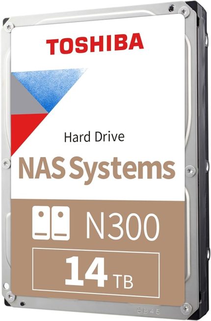 N300 14TB 3.5” NAS HDD – 7200RPM, 512MB Cache, SATA III