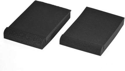 2 Paket Stüdyo ü Hoparlör İzolasyonu Akustik Köpük Pedleri Maks. 9.6 '' * 7.7 '' Kullanım ı