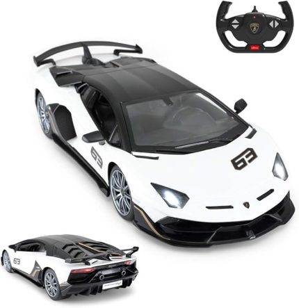 1:14 Uzaktan Kumandalı Araba Lamborghini Aventador SVJ Işıklı Araba 34 Cm