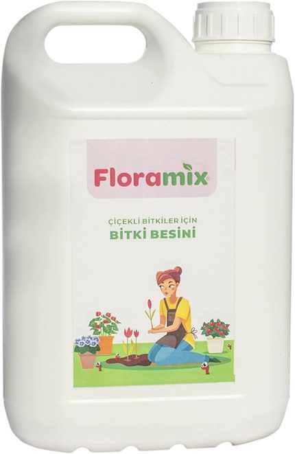 Çiçekli Bitkiler İçin Özel Organik Bitki Besini 5 Litre