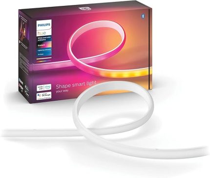 Hue Gradient Renkli Akıllı Led Şerit Aydınlatma, 2m, 16 milyon renk ve renk geçişli - 25.000 Saat Ampul Kullanım Ömrü