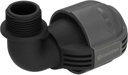 Sprinkler sistemi L parça dış dişli: Boru ucuna bağlantı için bağlantı parçası, 25 mm x 3/4 inç, Quick&Easy bağlantı teknolojisi, kendinden contalı dişli bağlantı (2781-20)