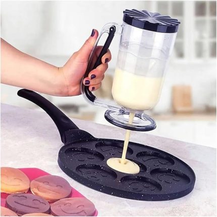 Dağıtıcı Hamur Porsiyonlayıcı Şekillendirici 900 ml Dökme Aparatı Kek Pankek Hamur Mutfak Kullanımı