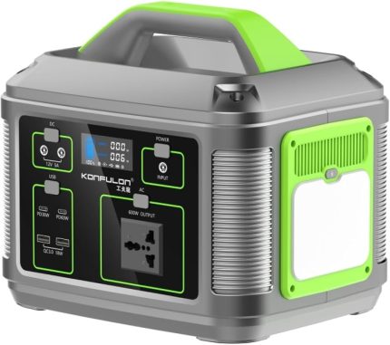 CN05 Powerbank 600W 128.000 mAh Işıklı Kamp Şarj 60W PD - Siyah