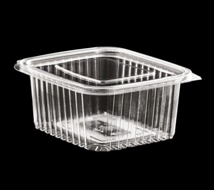 Saklama Kabı 500 gr 25 Adet Plastik Kapaklı Kase Sızdırmaz Kap Şeffaf Kullan At Kase