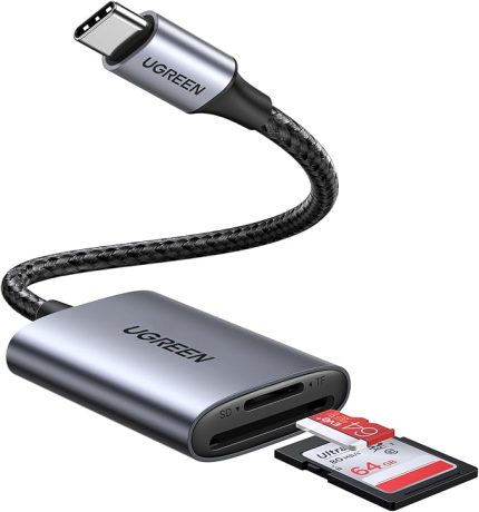 USB C Kart Okuyucu SD/TF Kart Okuyucu Thunderbolt 3 Harici Bellek Kartı Okuyucu.