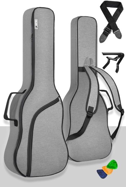 CS-39PAK Klasik Gitar Çantası Gigbag Soft Case Kılıf Su Geçirmez (Askı Capo Pena)