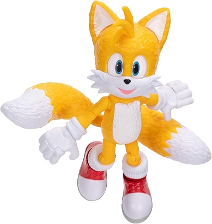 The Hedgehog Sonic 3 Film Aksiyon Figürleri 5 İnç Kuyruk Koleksiyoncu Oyuncak Figürü, Erkek Kız Çocuklar için Yüksek Mafsallı - Resmi Lisanslı 3 Film Ürünü - Görsel 3