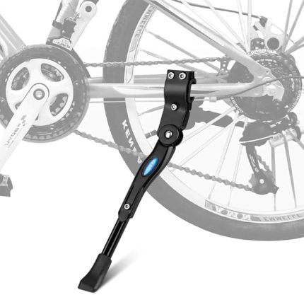 standı, ayarlanabilir evrensel arka yapı ayağı, alüminyum alaşım, bisiklet ayağı, kaymaz yan ayaklık, 22-28 inç dağ bisikleti, yarış bisikleti, BMX/MTB için