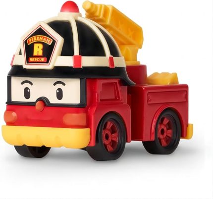 Poli Roy DIE-CAST Oyuncaklar, Diecast Metal Figür İtfaiye Aracı Oyuncak Araba (Dönüşümsüz Mini Araçlar) Tatil Oyuncak Çocuk Hediyeleri