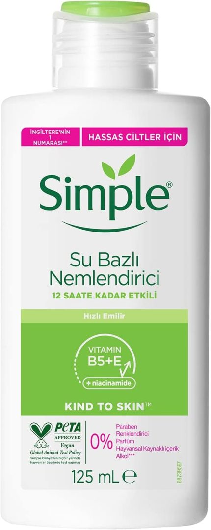 Kind To Skin Su Bazlı Nemlendirici 12 Saate Kadar Etklili Hassas Ciltler İçin 125 ml