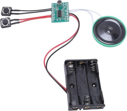 Kaydedici modülü 4 Dakika 5 Cm tuş takımı Kablosu kayıtlı Müzik Ses Kayıt modülü Tebrik kartları Için