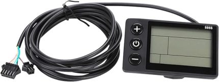 LCD Enstrüman Denetleyici Denetleyici Ölçer Metre Kontrolü 24V/36V Elektrikli Bisikletler Için Sessiz Fırçasız Motorlu Scooterlar Kolay Kurulum ((36V/48V 250W/350W))