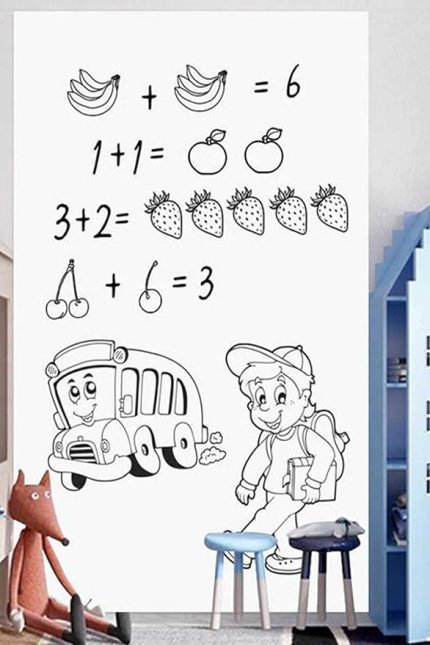 Kendinden Yapışkanlı Rulo Yazı Tahtası Silinebilen Sticker Board 45x200cm 1430