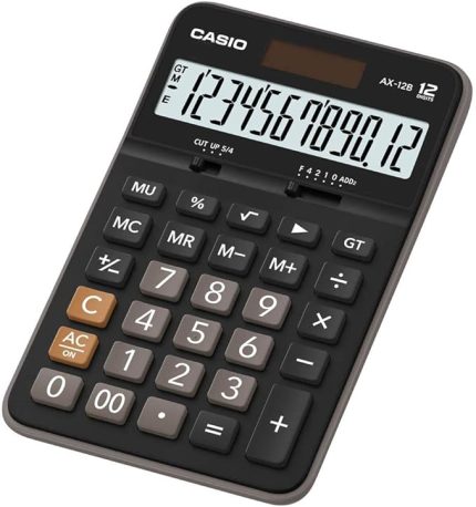 AX-12B-W-DC Casio Ekononik Hesap Makinesi