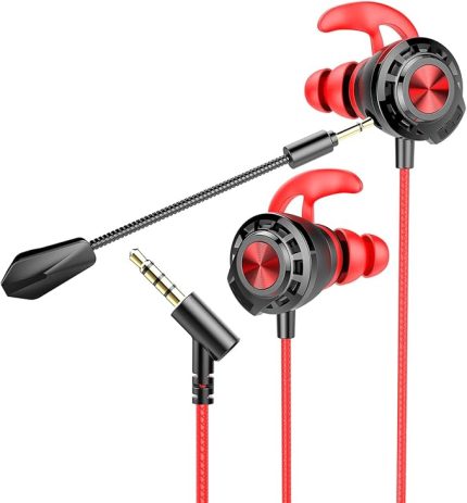 RM-K36 PROUD 3,5mm Gaming Kırmızı Kulak İçi Mikrofonlu Kulaklık, Standart
