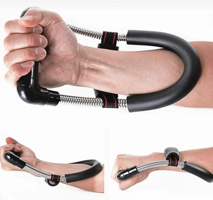 bilek egzersiz aleti kas gelistirici bilek ve ön kol güçlendirme aleti bilek güreşi Siyah