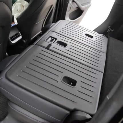 İLE UYUMSUZDUR!) Li Parts Tesla Model Y Arka Koltuk Koruyucu Paspas Seti, Arka koltuk Sırt Paspası, TPE Malzeme Enjeksiyon teknolojili