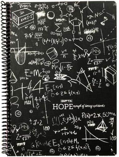 141227 Defter 18,5X26 Hope Spiralli Karton 80 Yaprak Kareli 1195